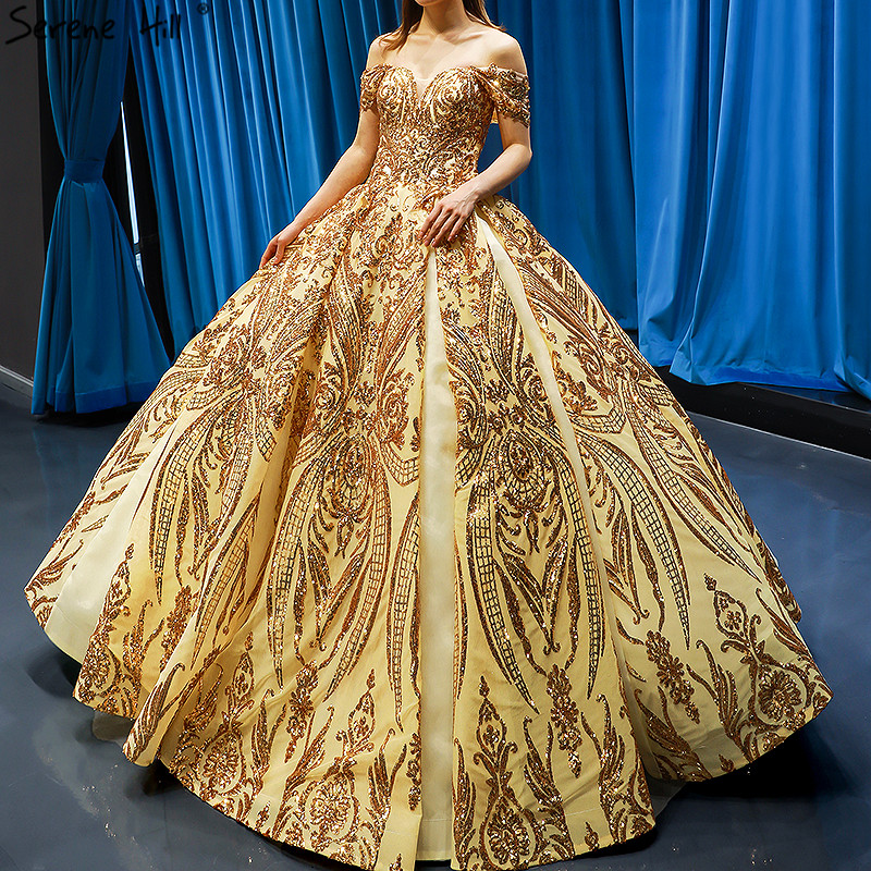 Gold 2024 princess dress