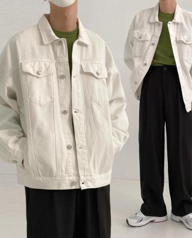 גברים לבן רטרו מטען זכר y2k גינס בגדי מעיל קזואל מעיל מורים סווטשירטים מעיל ללא שרוולים אפודים
