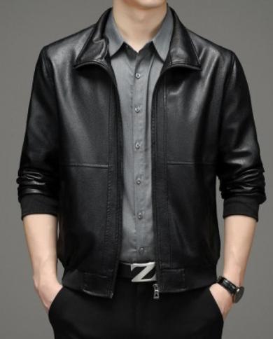 Mens 4xl leather on sale jacket