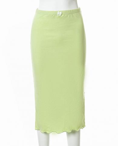 Green bodycon outlet skirt outfit