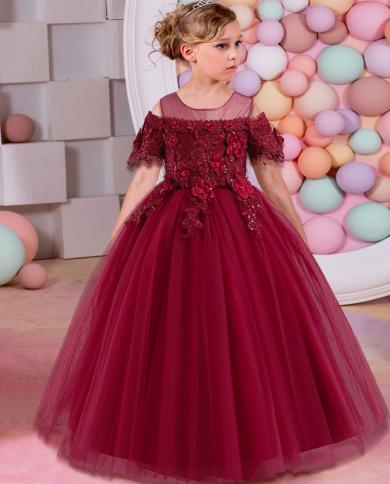 שמלות ערב אלגנטיות שמלות כלה אלגנטיות לילדה שמלת כלה ילדה 2023