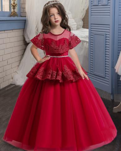 שמלות ערב ראשון אלגנטיות לילדות שמלת מסיבות ילדה ראשונה 2023