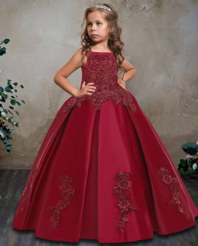 שמלת בנות 12 14 שנים שמלת כלה מסיבת חתונה לילדה 12 שנים 2023 קיץ
