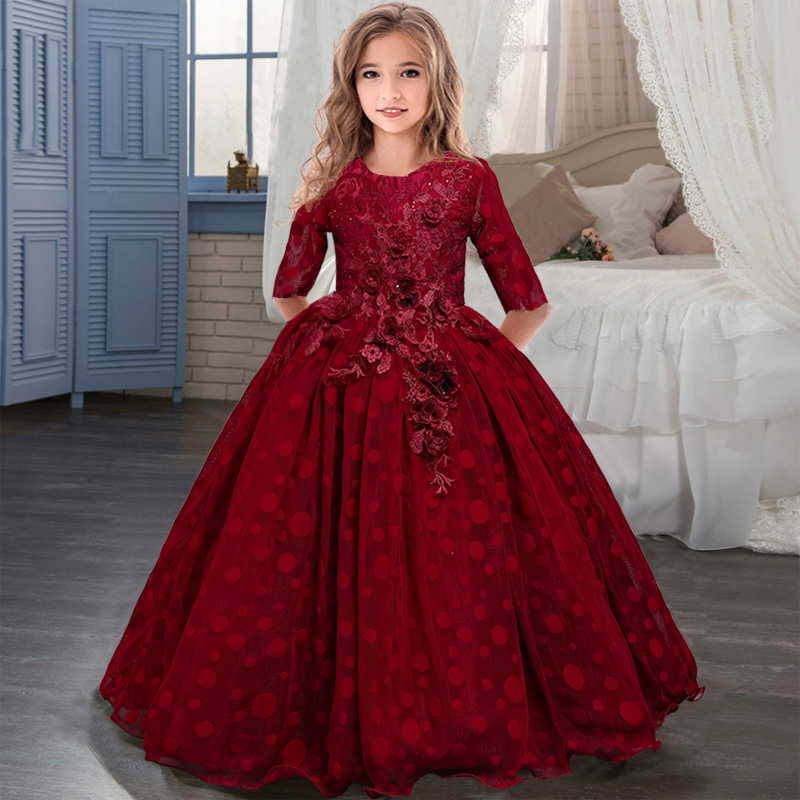 Kid Dresses For 2024 Girls Long Sleeve Dress