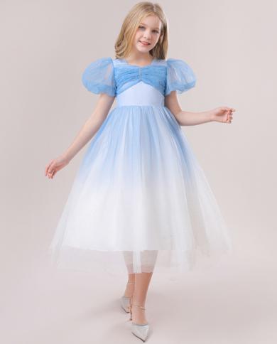 2023 שיפוע ילדים שמלת מסיבה לילדות ילדות תחפושת חרוזים שמלות נסיכה שמלת מסיבת ילדה שמלת יום הולדת שמלת נשיפה sle