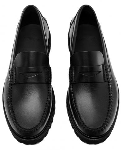 נעלי קזואל מעור לגברים מוקסינים לגברים מקס נעלי עור שטוחות נעליים שטוחות נעלי קזואל מעור