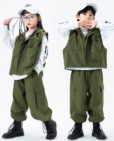 Teen Girls Cargo Pants With Belt Pockets Army Green High Wasit Straight  Trousers Spring Fall Kids Clothes - Kids Pants & Capris - AliExpress