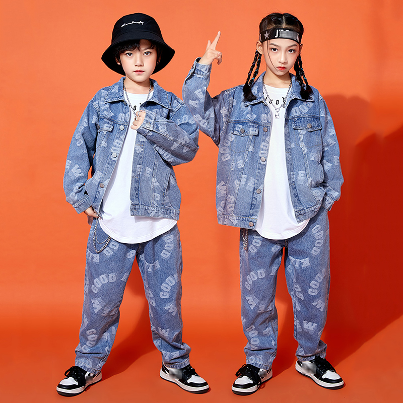 Kids Oversize Hip Hop Clothing Polo Shirt Tops Streetwear Cargo Pants For  Girl Boys Jazz Dance Costume Clothes Teenage Outfits - AliExpress