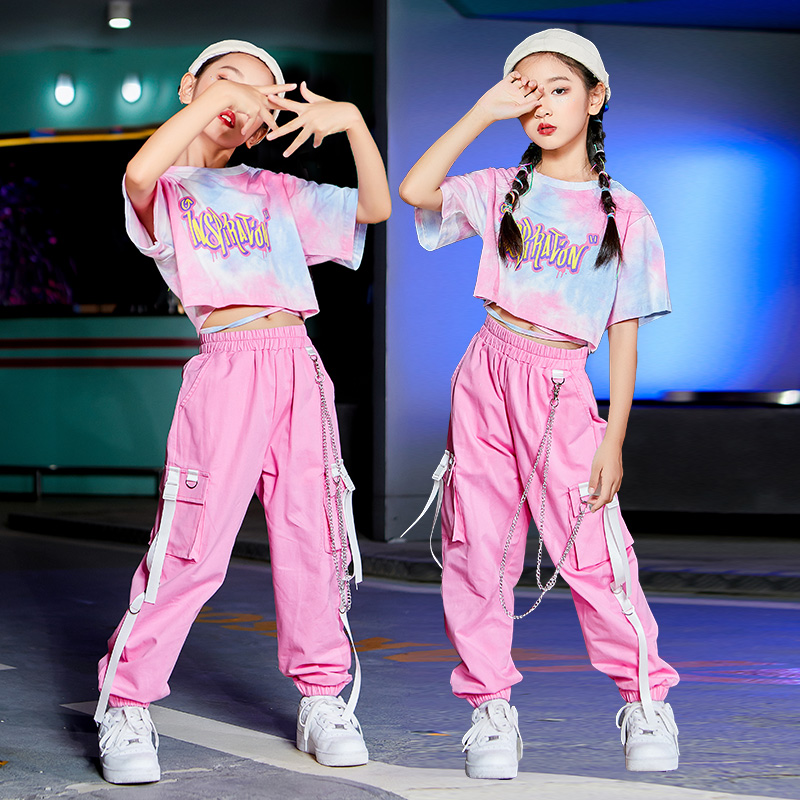 Street Dance Clothing Girl Summer Hip Hop Dance Clothes Girls