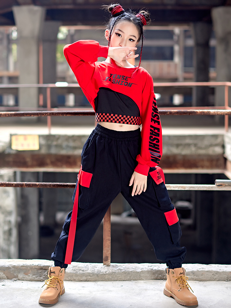 Hip Hop Dance Outfits For Teenagers Girls Hip Hop Street Dance Costume — free download