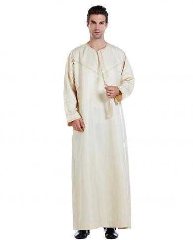 2022 Muslim Arab Middle East Men's Robe Autumn Muslim Men Clothing Ropa De  Musulmanes Para Hombres