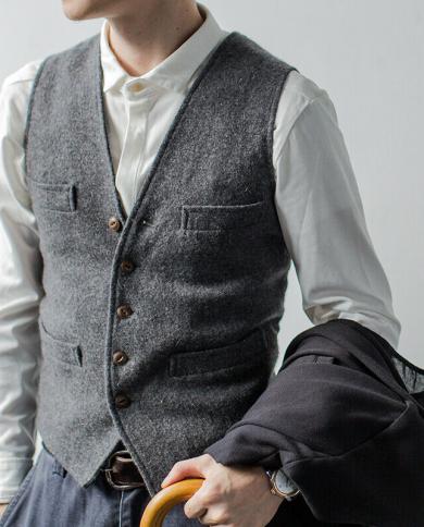 Herringbone hot sale wool vest