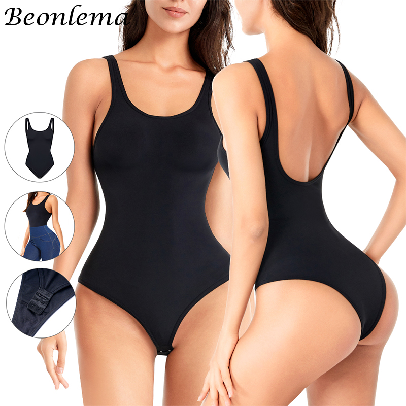 Invisible Backless Bodysuit Body Shaper Slimming Shapewear