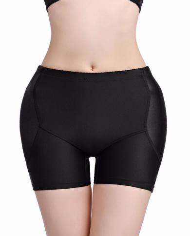 Black Fake Butt Lifter Pants Hip Enhancer Pads Underwear Shapewear