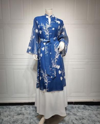 Evening Dress Sets Luxury 2023 Spring Women's Clothing Free Shipping  Clearance Uae Galabia Muslim Kimono Fashion Abaya Djellaba - AliExpress