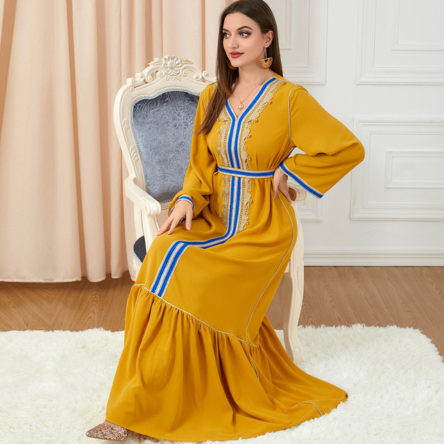 Ramadan Eid Mubarak Muslim Abaya Dubai Pakistan Turkey Islam Arabic Long Dress Kaftan Robe