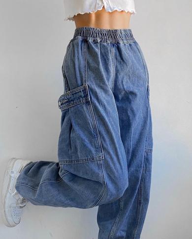 Punk Gothic Pants Teen Girls Jeans Trend Hip Hop Pants Grunge EGirl  Clothing Y2k Denim Pants 90s Streetwear Color  Black Size  Small price  in UAE  Amazon UAE  kanbkam