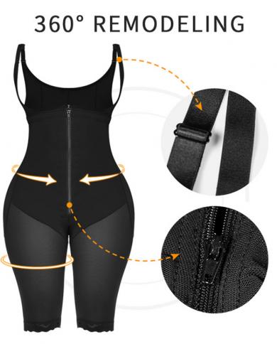 Hip Pads Shapewear Bodysuit For Women Body Shaper Slimming Control Panties Open  Crotch Underwear Fajas Colombianas Lifting Up
