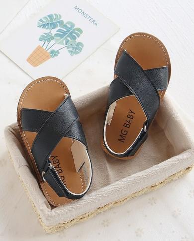 Childrens hot sale black sandals