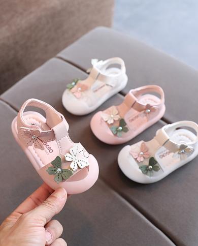קיץ סנדלי תינוק לבנות בנים בד תחתון רך נעלי ילדים אופנה ילדים קטנים סנדלי חוף נעלי פעוטות סן