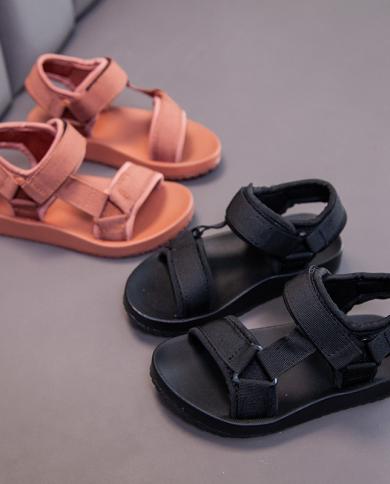 סנדלי בנים קיץ נעלי ילדים אופנה קלות רכות דירות פעוטות תינוקות בנות סנדלים תינוקות מזדמנים חוף נעלי ילדים ou