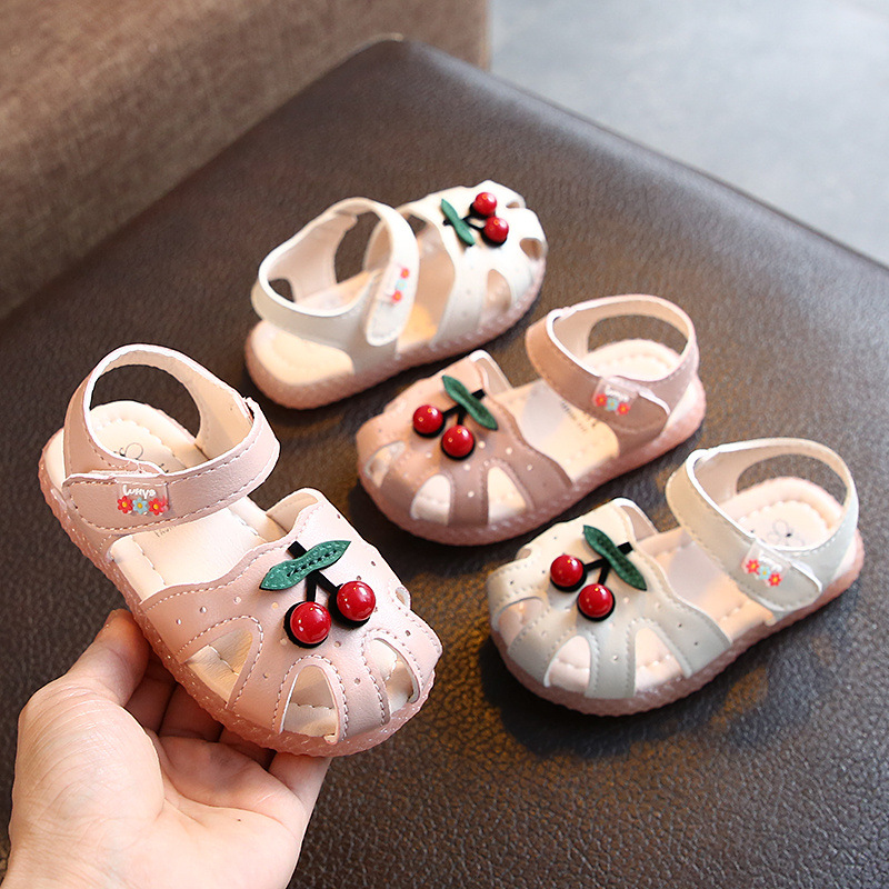 Girls clearance cherry sandals