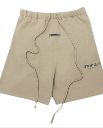 Essentials Double Line Flocking Drawstring Pants Men's Casual