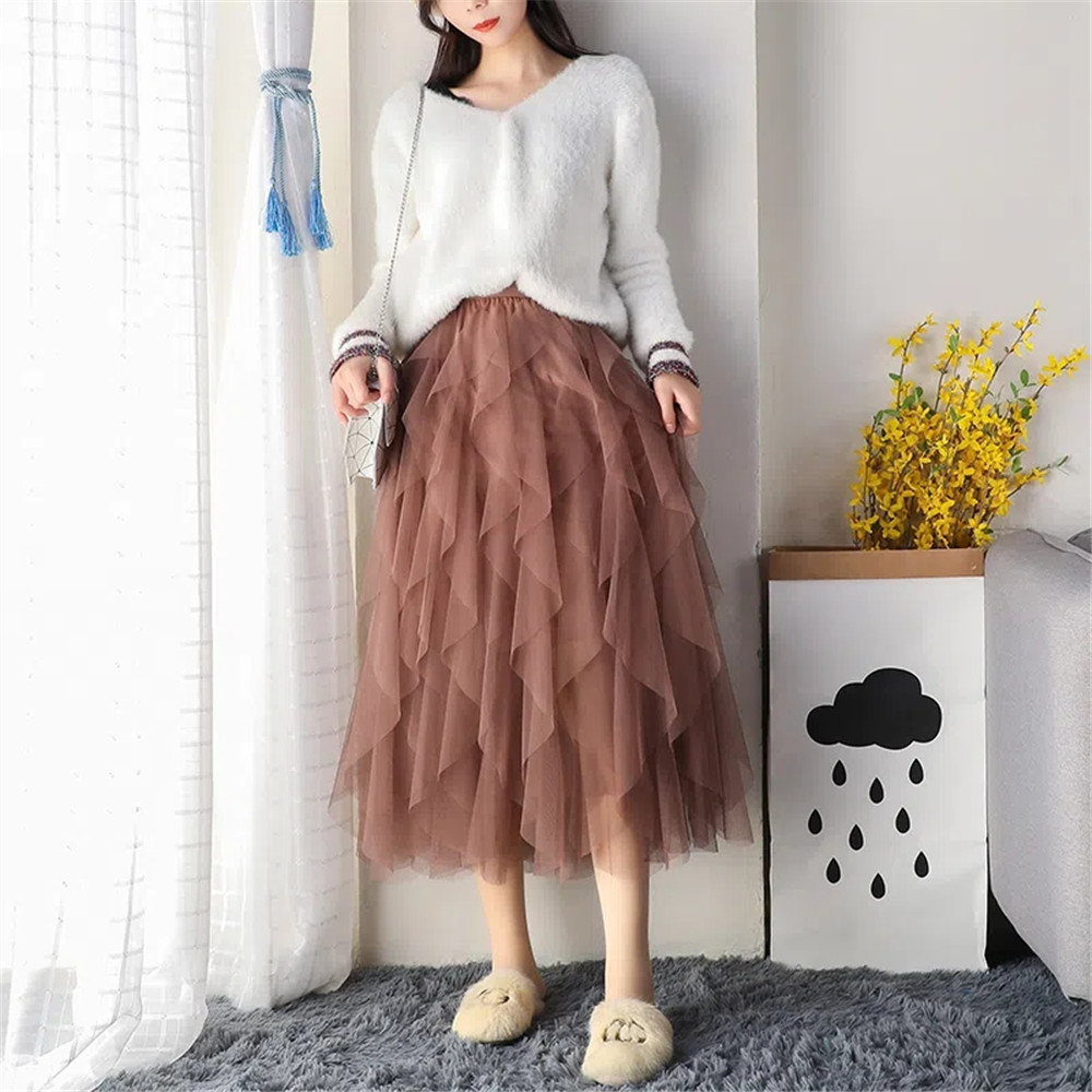 Retro Long Denim Skirt Y2k Classic All Match Vitality Casual Commuter  Outing Tight Women Irregular Fishtail Skirt Girl size XL Color Blue