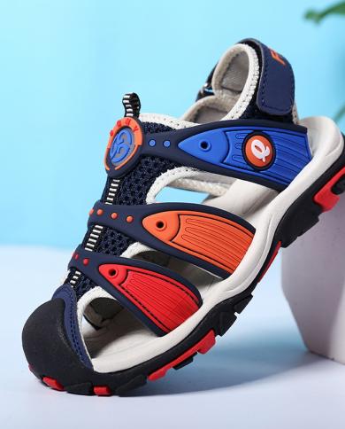 נעלי ילדים סנדלי ילד קיץ סניקרס קזואל נושם ללא החלקה הליכה חיצונית סנדלי ספורט ילדים טניס לילד