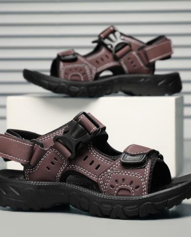 סנדלי בנים ילדים באיכות גבוהה נעלי מים קיץ נעלי ספורט קלאסיות קזואל 7 עד 12 שנים סנדלי ספורט לילדים לילד