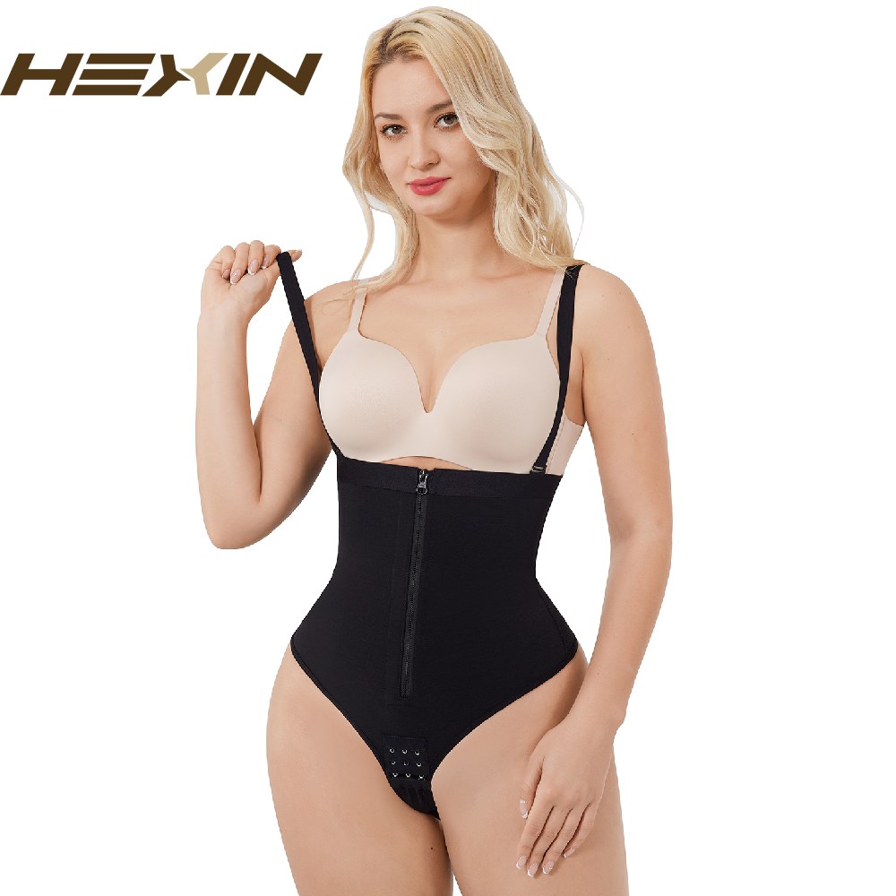 Waist Trainer Body Shaper Thong Panty Shapewear Fajas Colombianas Faja Body  Hexin Shapers size M Color nude briefs panty