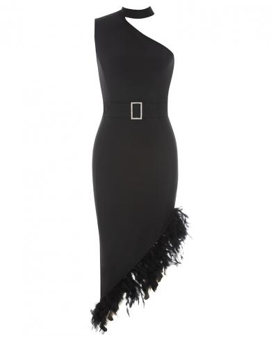 שמלת תחבושת קיץ חדשה לנשים בשחור סלבריטאים מועדון מיני bodycon שמלות מסיבה שמלות