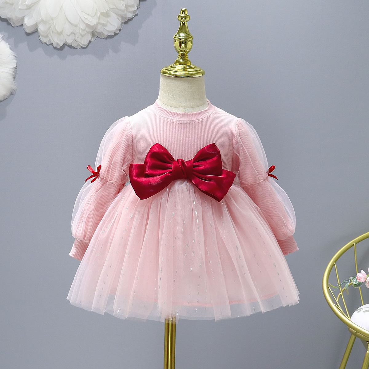 Girl baby cheapest spring and autumn dress girls