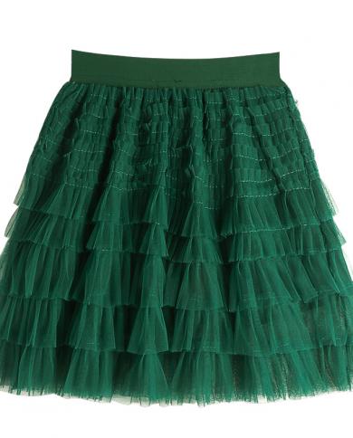 tigena kawaii חצאית מיני חצאית טוטו טול מדורגת נשים 2023 קיץ בנות חמודות קו מותן גבוה קפלים חצאית רשת קצרה fema