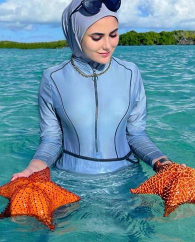אישור בגדי ים צנוע לנשים בגד ים צנוע בורקיני מוסלמי בגדי ים צנועים