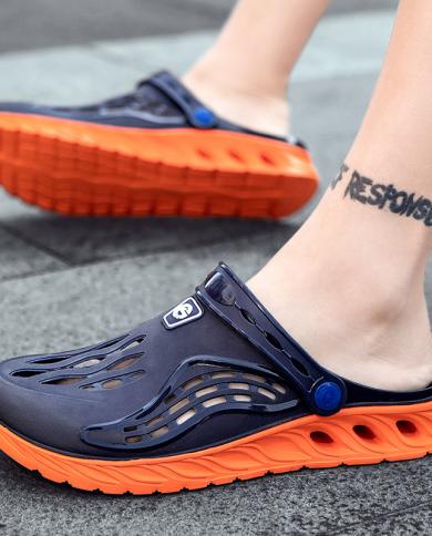 2023 מכירה חמה מותג קבקבי גברים סנדלי קזואל נעלי קזואל סנדלים קלות משקל uni נעליים צבעוניות לקיץ חוף zapatos hombr