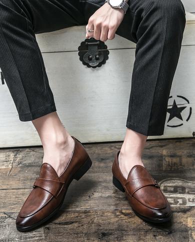נעלי גברים קזואל מעור מותג יוקרה לגברים נעלי נהיגה נושמות נעלי נהיגה שחורות בתוספת מידה 39 47