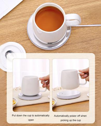 Electric Heating Coaster Beverage Milk Coffee Mat Tea Coffee