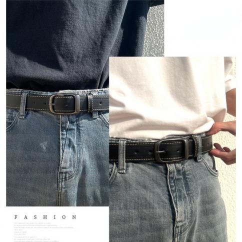 ins טרנד חגורת גברים פשוט אישיות מכנסיים חגורה לגברים בסגנון רחוב נוער harajuku מעצב מותניים סיטונאי בל