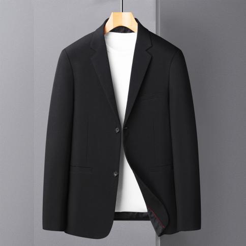 בלייזר באיכות גבוהה אלגנטי בסגנון בריטי אופנה עסקית מסיבת שושבינים שמלת ראיון עבודה מזדמן חליפה רשמית לגברים