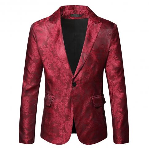 בלייזר באיכות גבוהה לגברים טרנד עסקי מזדמן אלגנטי אופנה פשוטה ביצועי מסיבה גנטלמן חליפה דק מעיל