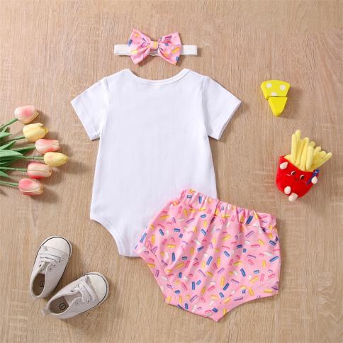 Sunsiom Baby Girls Birthday Outfit Summer Clothes Short Sleeve