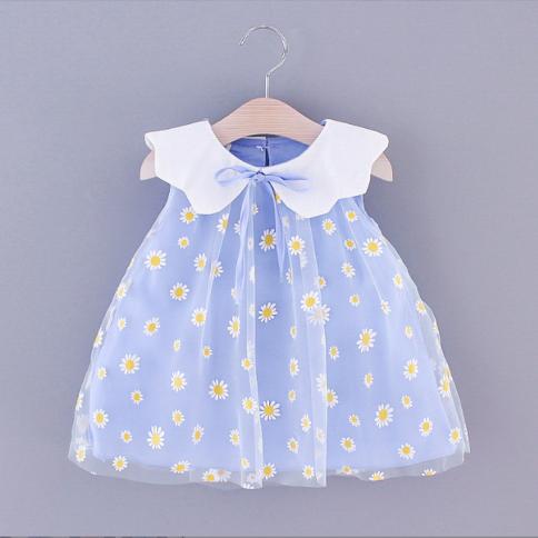 שמלת בגדי תינוקות לפעוטות קיץ לתינוק שזה עתה נולדה בגדי תינוקות ילדה 1 שנה יום הולדת מסיבת נסיכה שמלת טוטו