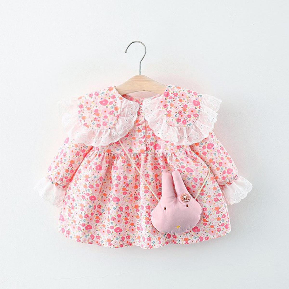 Newborn Baby Girls Spring Clothes Baby Girls Dresses 6 9 Months Spring Clothes Color Pink Kid Size 12M Newborn Baby Girls Spring Clothes Baby Girls Dresses 6 9 Months Spring Clothes Color Pink Kid Size 12M