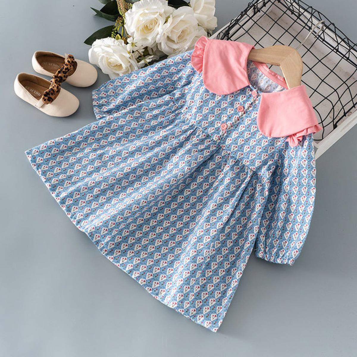 iDO dress with small stars for girls from 9 months to 8 years | iDO