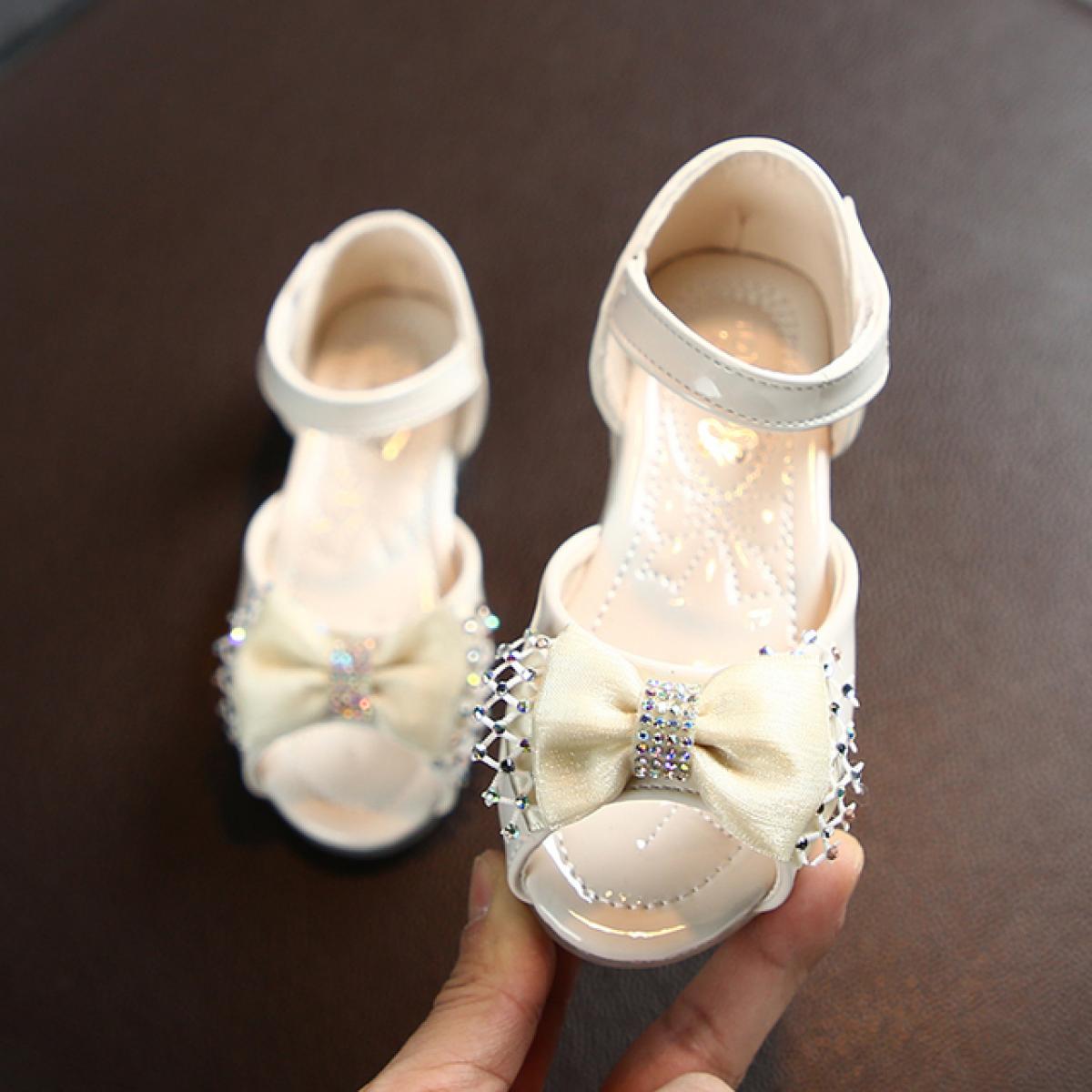 Summer New Children Elegant Princess PU Leather Sandals Kids Girls Wedding  Dress Party Beaded Shoes For Girls Dance Shoes Size 21-37 – the best  products in the Joom Geek online store