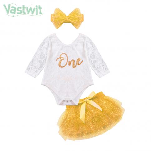 תינוקת שמלת שנה אחת תלבושת מסיבת יום הולדת ראשון תלבושות טבילה טבילה בגדי נסיכות לתינוקות בנות