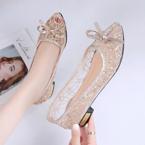 Womens evening hot sale flat shoes