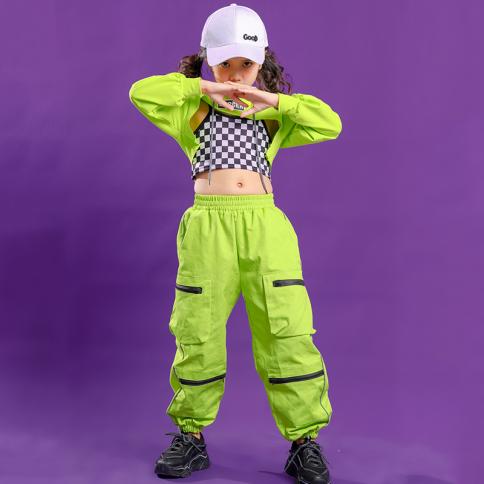 Toddler Girls Crop Sweatshirts Hip Hop Jazz Casual Cropped Tops Stylish  Clothing