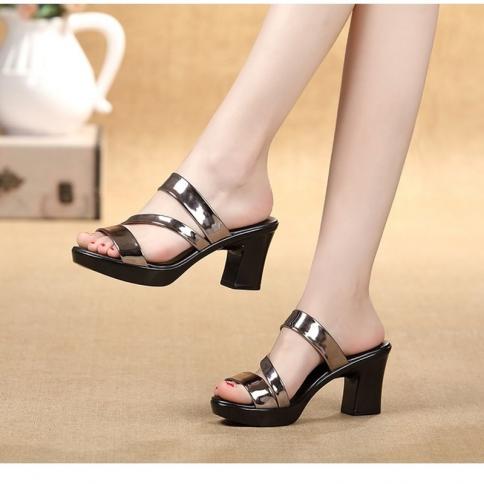 נעלי בית סנדלים נעלי פלטפורמה נעלי עקב נעלי נשים נשים קיץ 2023
